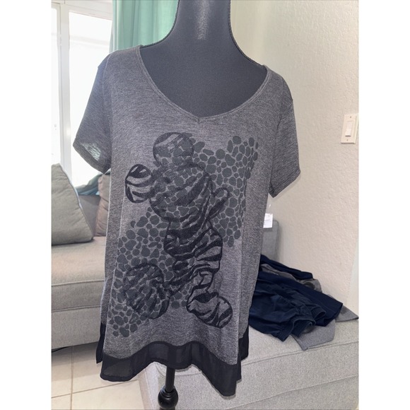 Disney Tops - Disney Parks Womens Shirt Blouse Mickey Mouse Velvet Print NEW Relaxed Fit S